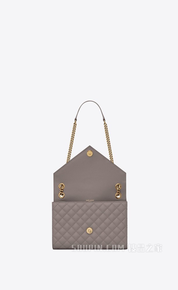 ENVELOPE中号MIX MATELASSÉ粒面压印皮革手袋