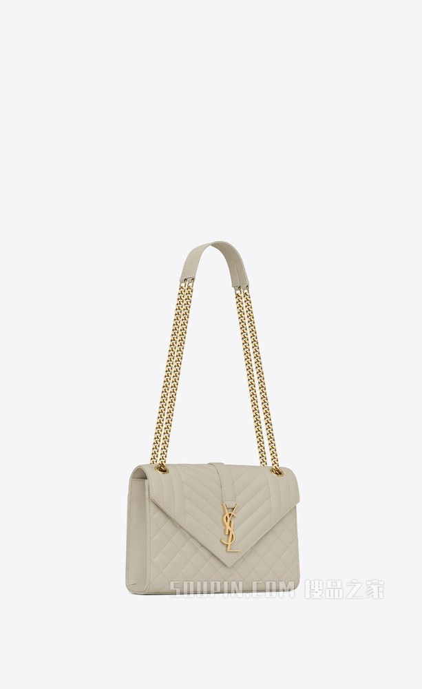 ENVELOPE 中号颗粒纹理压花真皮包
