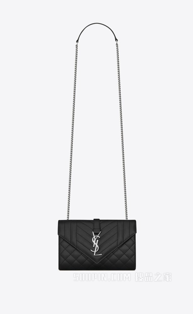 ENVELOPE 小号粒面压花真皮包