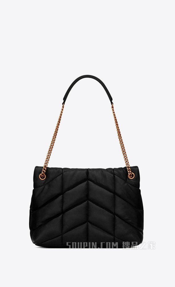 PUFFER 中号绗缝小羊皮包