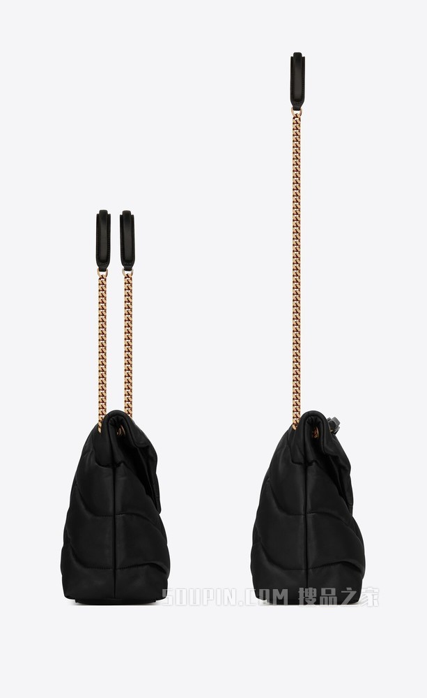 PUFFER 中号绗缝小羊皮包