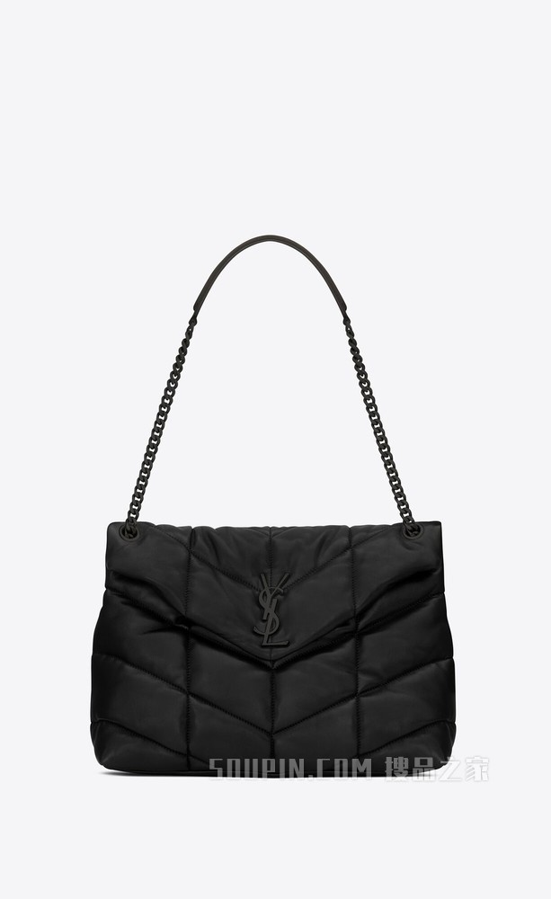 PUFFER 中号绗缝小羊皮包