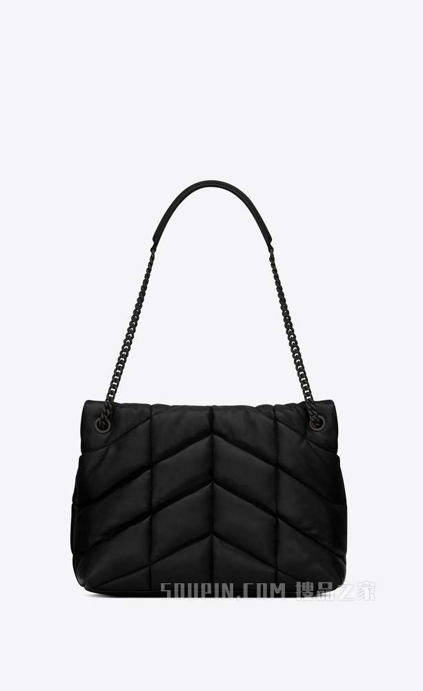 PUFFER 中号绗缝小羊皮包