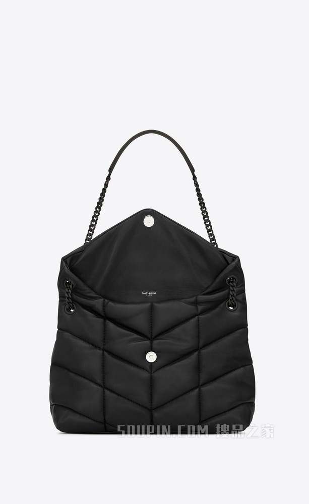 PUFFER 中号绗缝小羊皮包