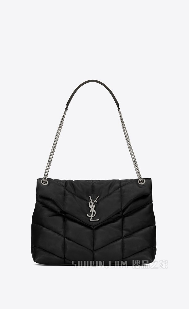 PUFFER 中号绗缝小羊皮包