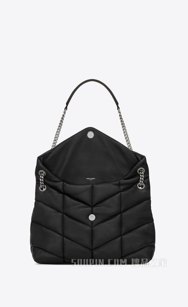 PUFFER 中号绗缝小羊皮包