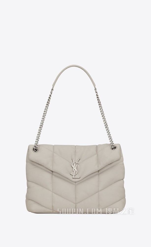 PUFFER 中号绗缝小羊皮包