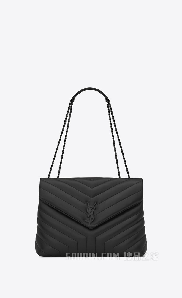 Loulou 中号Y形绗缝真皮包