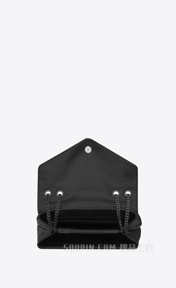 Loulou 中号Y形绗缝真皮包