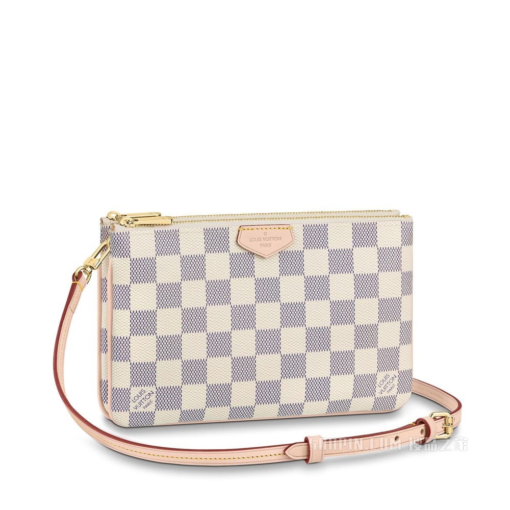 DOUBLE ZIP POCHETTE 手袋