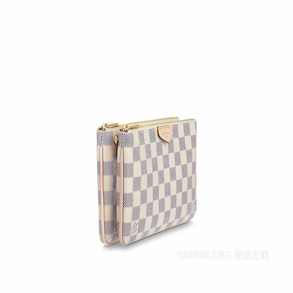 DOUBLE ZIP POCHETTE 手袋