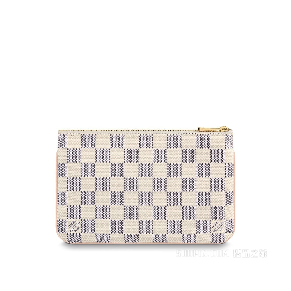 DOUBLE ZIP POCHETTE 手袋
