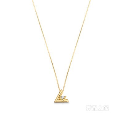 LV VOLT 18K金钻石项链