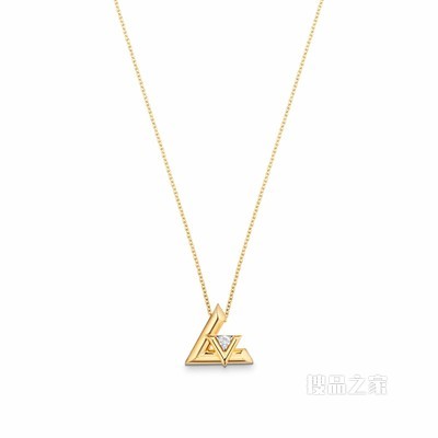 LV VOLT 18K金钻石项链