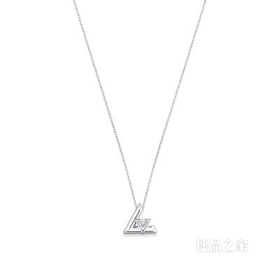LV VOLT 18K金钻石项链