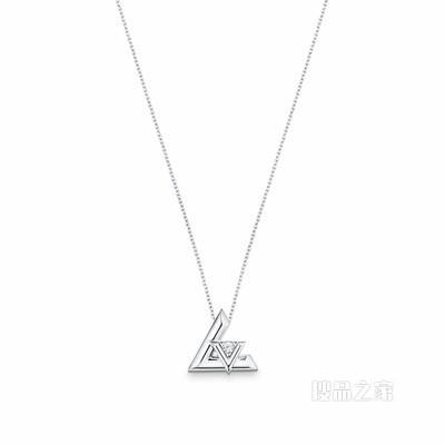 LV VOLT 18K金钻石项链