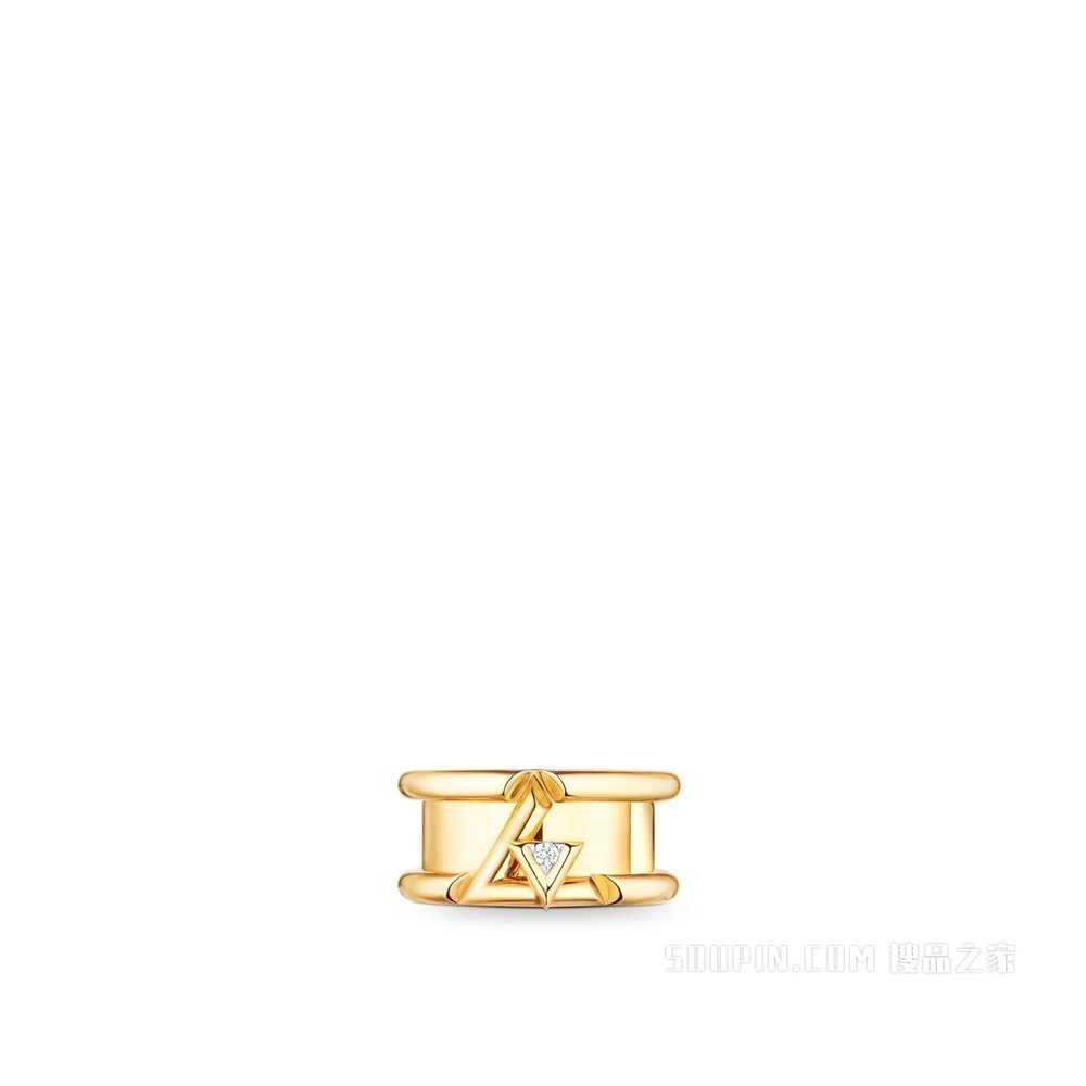LV VOLT 18K金钻石戒指