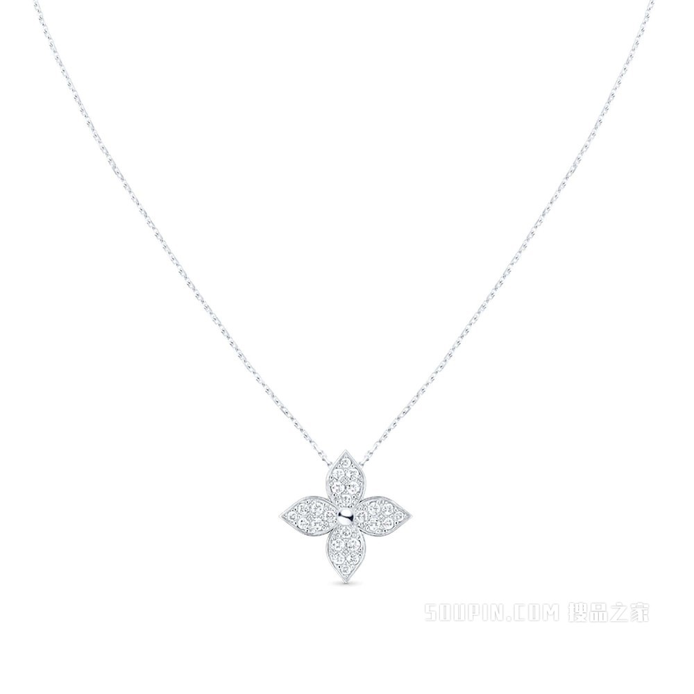Star Blossom Transformable 18K 金钻石项链