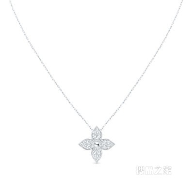 Star Blossom Transformable 18K 金钻石项链