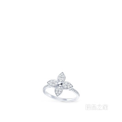 Star Blossom 18K 金钻石戒指
