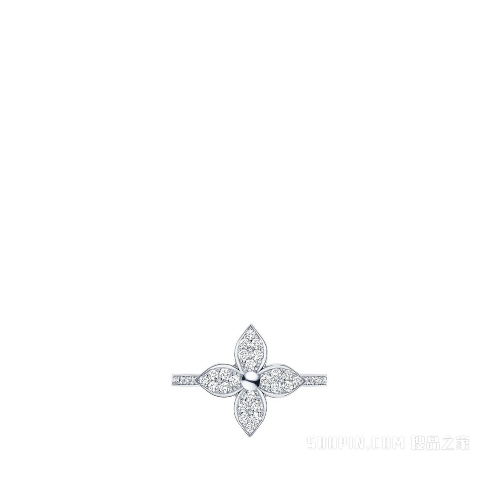 Star Blossom 18K 金钻石戒指