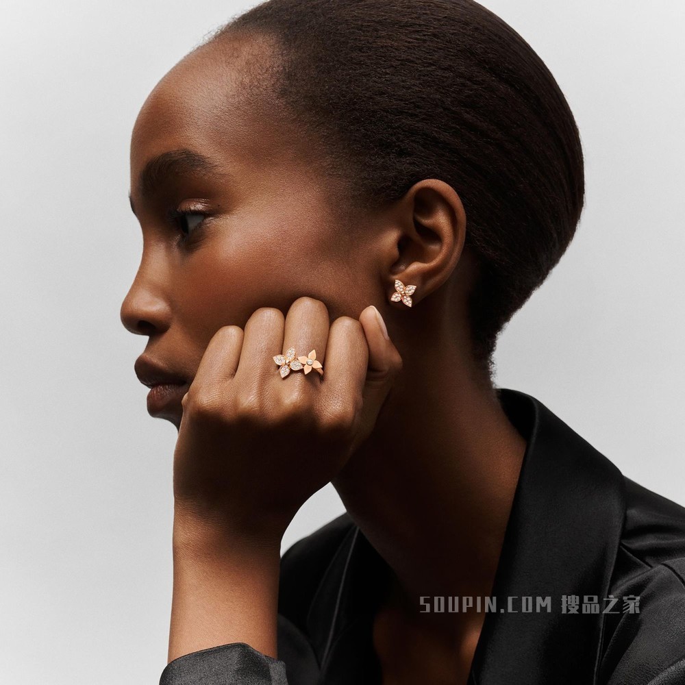 Star Blossom 18K金钻石戒指