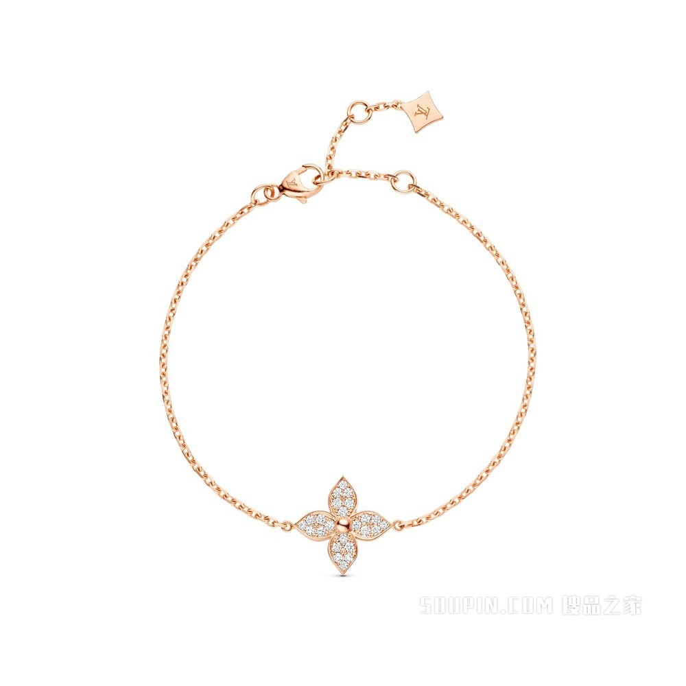 Star Blossom 18K金钻石手镯