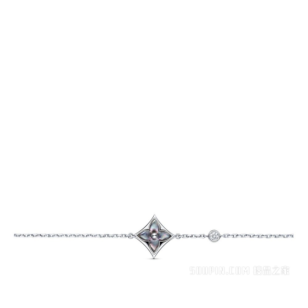 Color Blossom BB Star 18K金贝壳手链