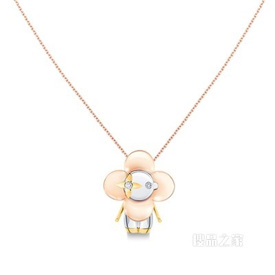 VIVIENNE 18K金钻石项链