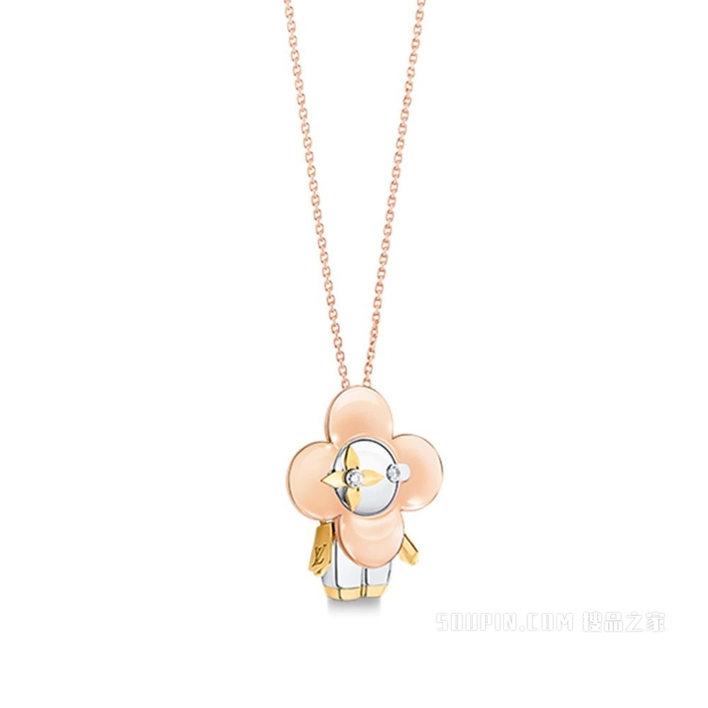 VIVIENNE 18K金钻石项链