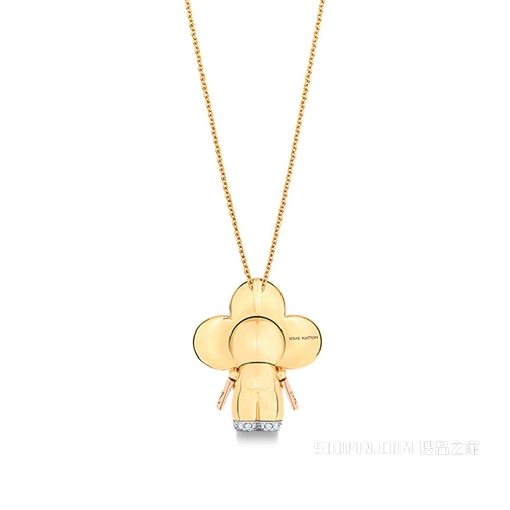 VIVIENNE 18K金钻石项链