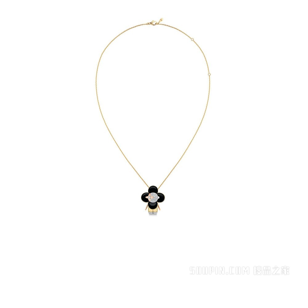 VIVIENNE 18K金钻石项链