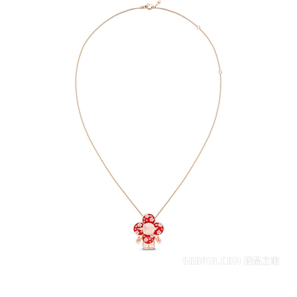 VIVIENNE RAINBOW 18K金 钻石彩色宝石项链