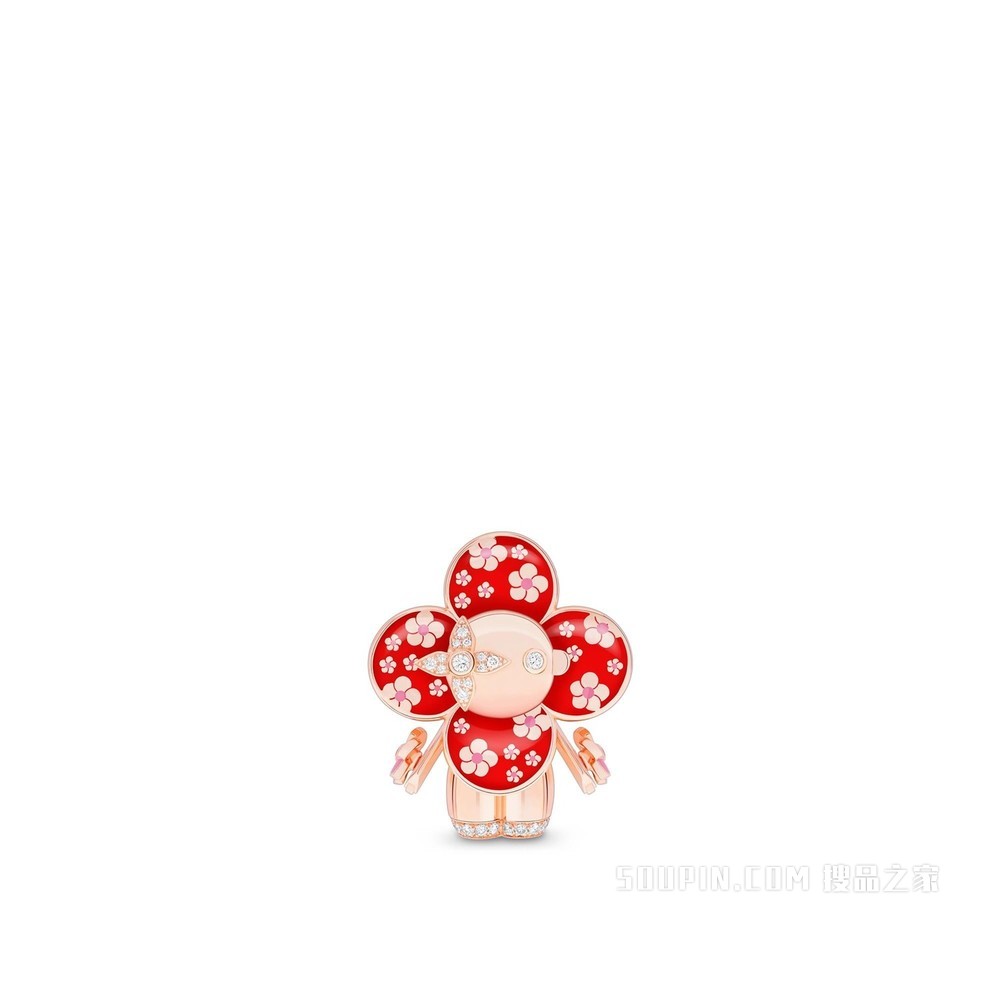 VIVIENNE RAINBOW 18K金 钻石彩色宝石项链