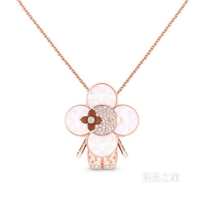 VIVIENNE RAINBOW 18K金 钻石彩色宝石项链