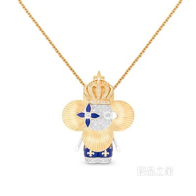 VIVIENNE RAINBOW 18K金 钻石彩色宝石项链