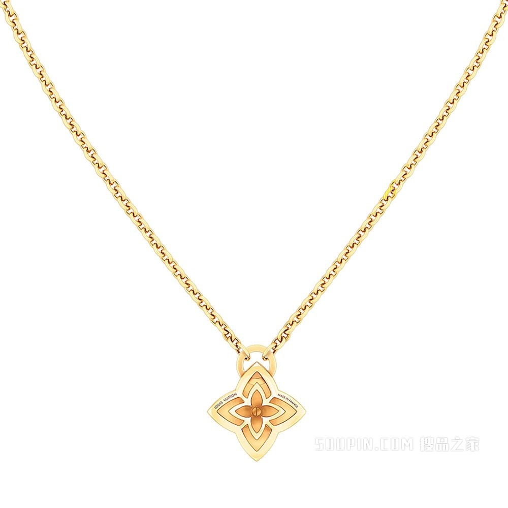 EVER BLOSSOM 18K 金缟玛瑙钻石项链