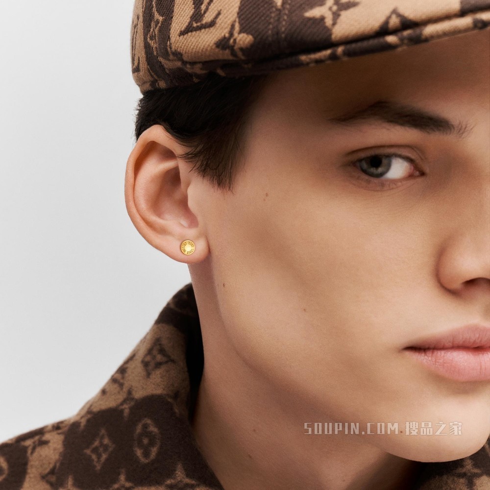 NIGO® & VIRGIL ABLOH™, LOUIS VUITTON MADE 18K 金耳钉