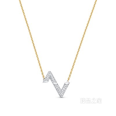LV VOLT 18K金钻石项链