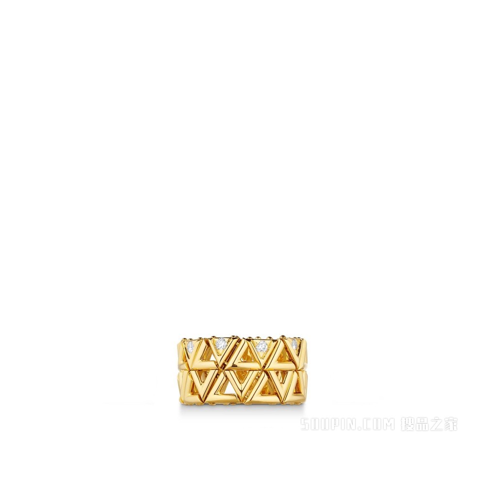 LV VOLT 18K金钻石戒指
