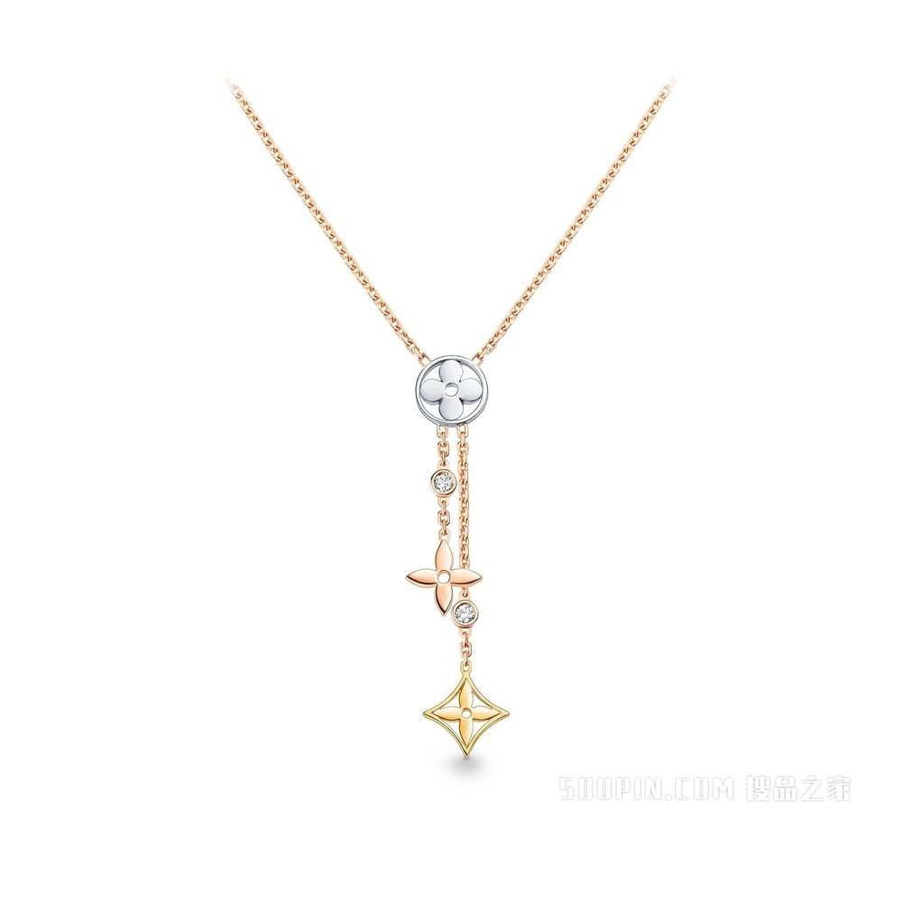 IDYLLE BLOSSOM 18K金钻石项链