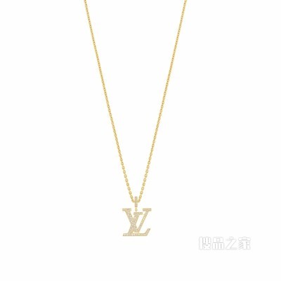 LV IDYLLE BLOSSOM LARGE 18K 金钻石项链