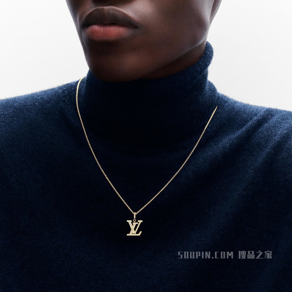 LV IDYLLE BLOSSOM 18K 金钻石项链