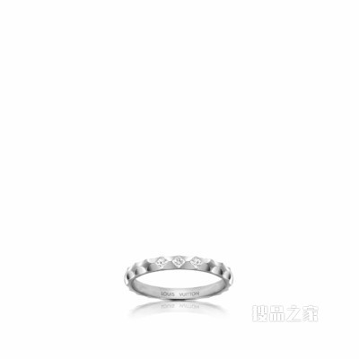 MONOGRAM INFINI 18K金钻石戒指