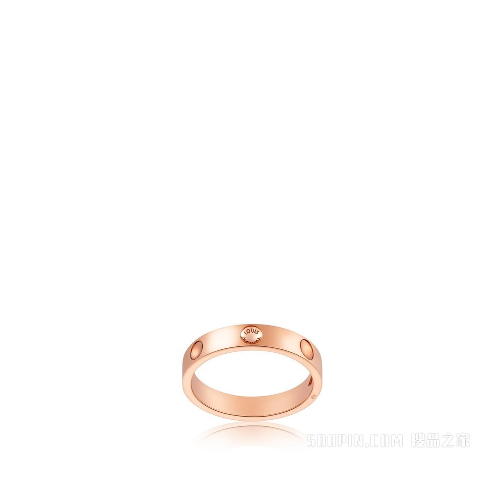 Empreinte 戒指，玫瑰金