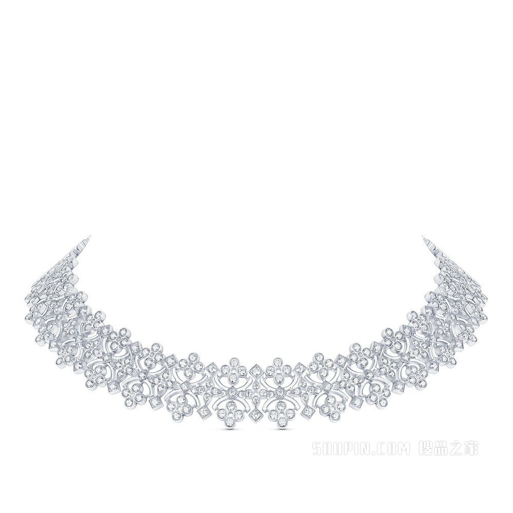 DENTELLE MASTERPIECE 18K 金钻石项链