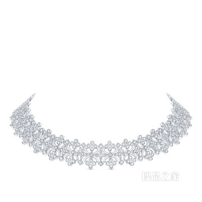 DENTELLE MASTERPIECE 18K 金钻石项链
