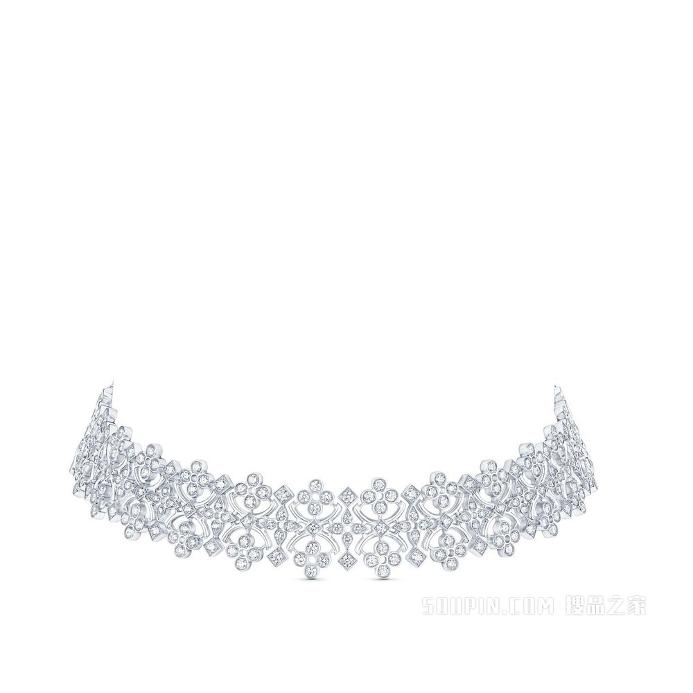 DENTELLE MASTERPIECE 18K 金钻石项链