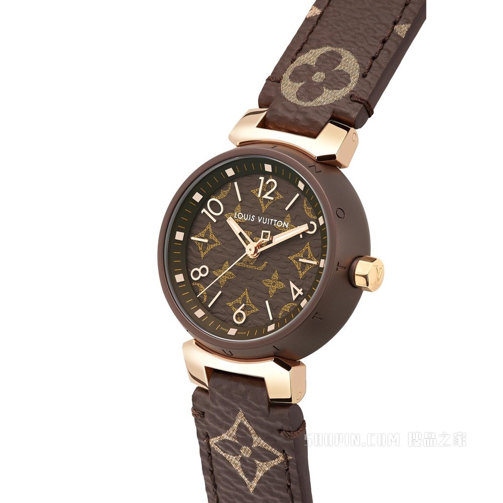 TAMBOUR MONOGRAM 腕表，28 毫米