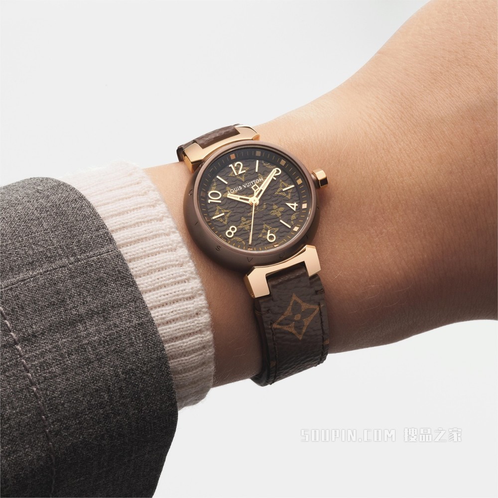 TAMBOUR MONOGRAM 腕表，28 毫米